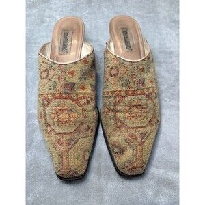 Matisse Tapestry Mules 10 | Boho Slip-On Mule | Vintage-Inspired Woven